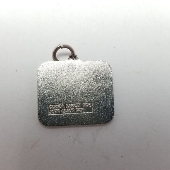 Vintage Oregon 1994 Tapestry of Life Humming Bird Enamel Pendant Charm, Blue - Picture 5 of 6